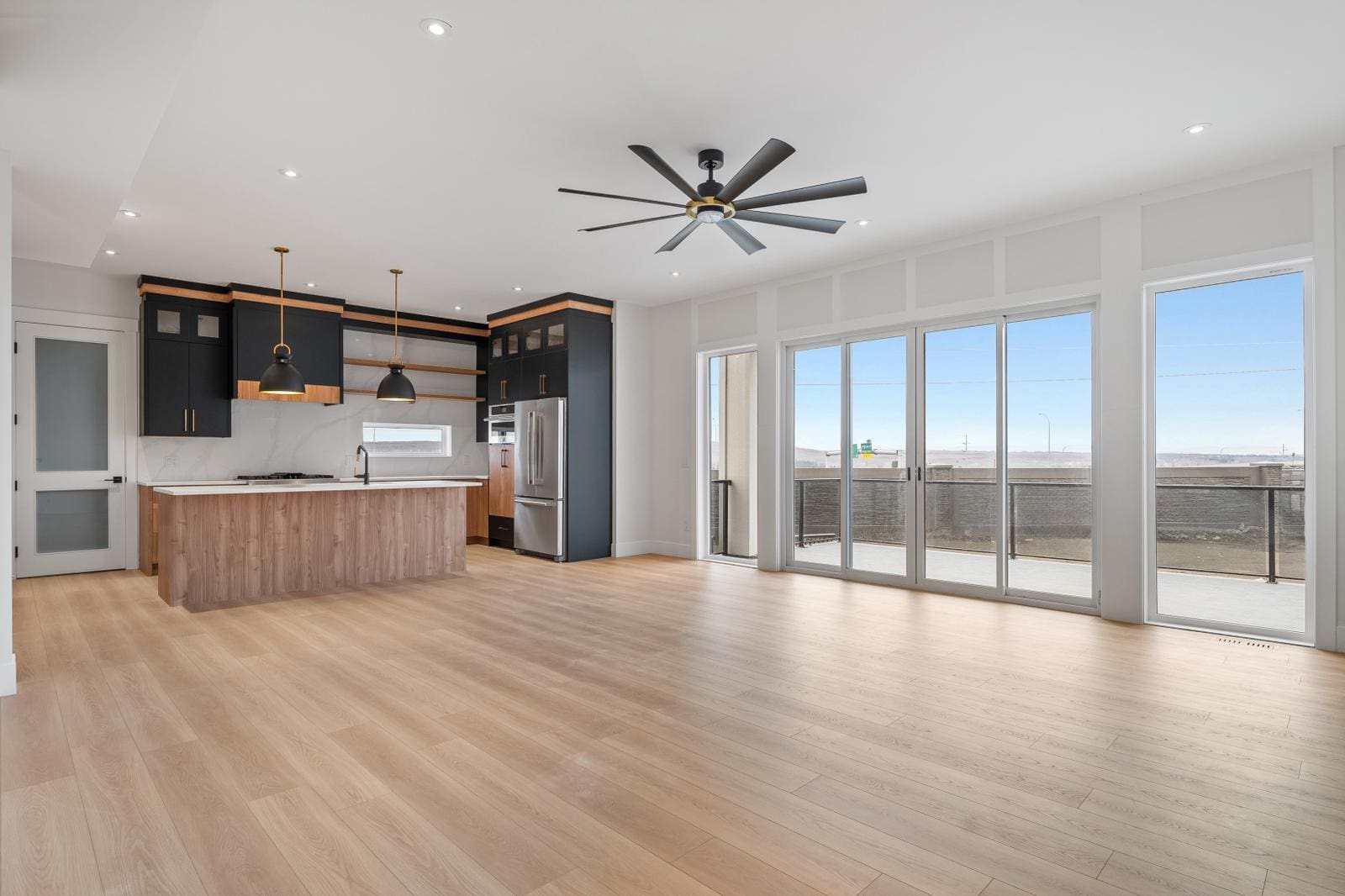 Open Concept Living Room Ceiling Fan - Verde Electrical Ltd