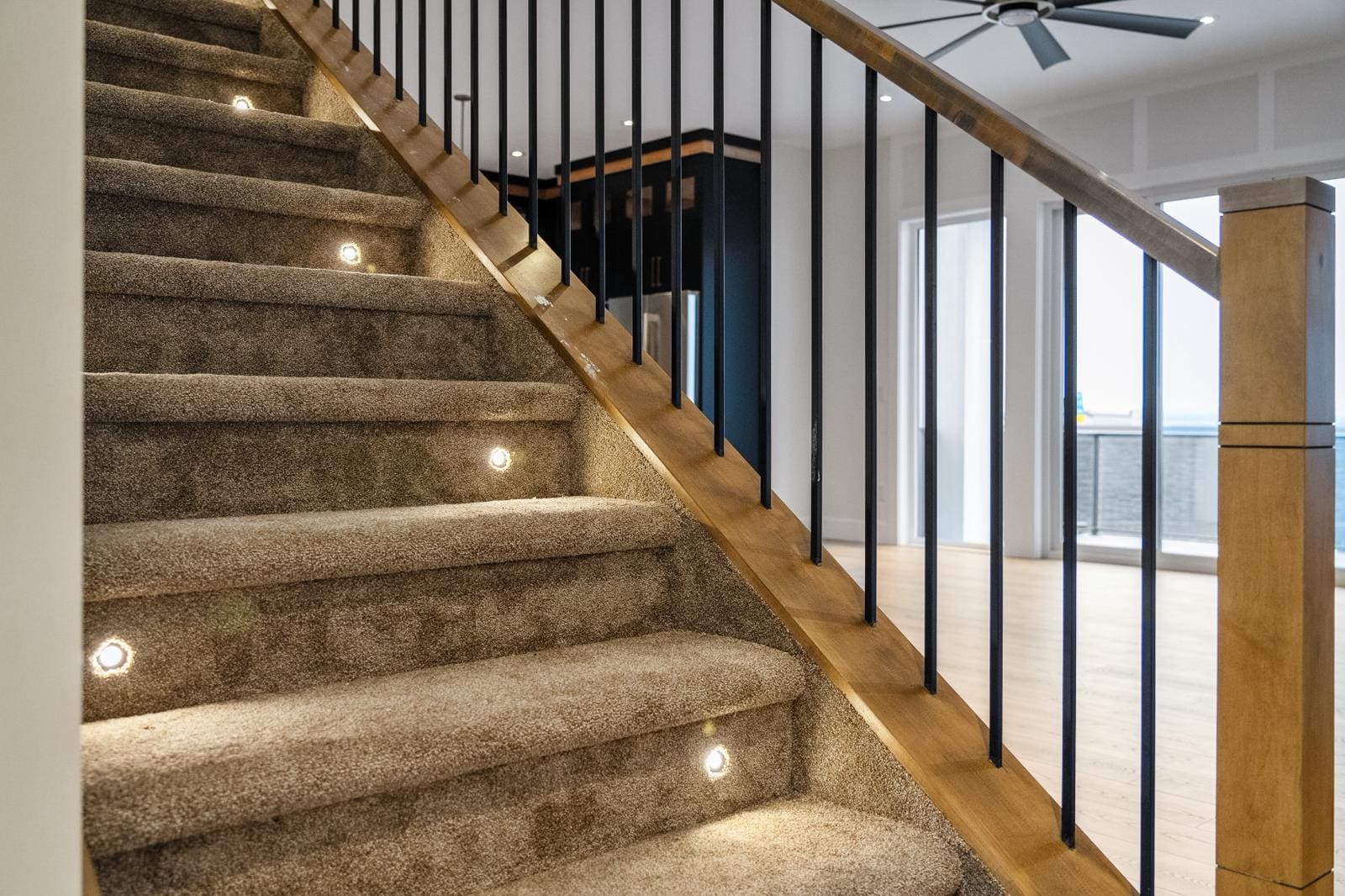 Staircase Led Step Riser Puck Lights - Verde Electrical Ltd