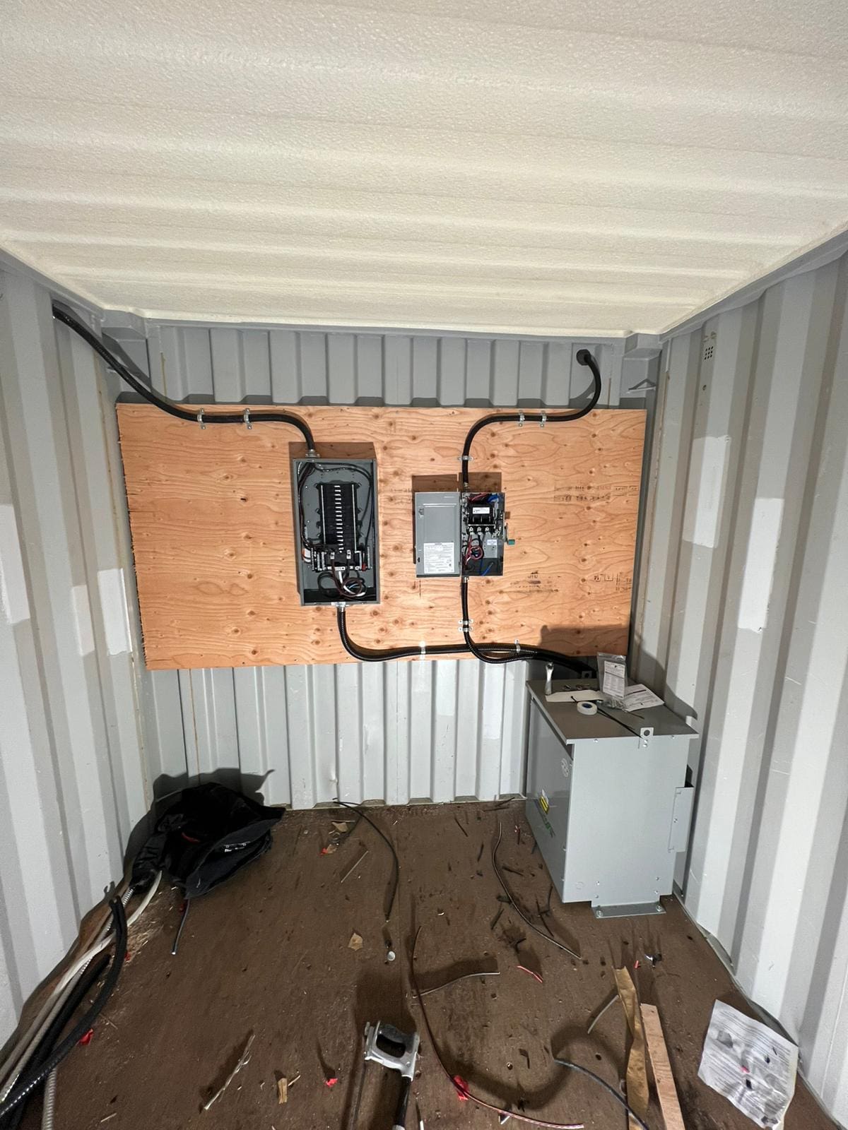 Sub Panel Transformer Service Room - Verde Electrical Ltd