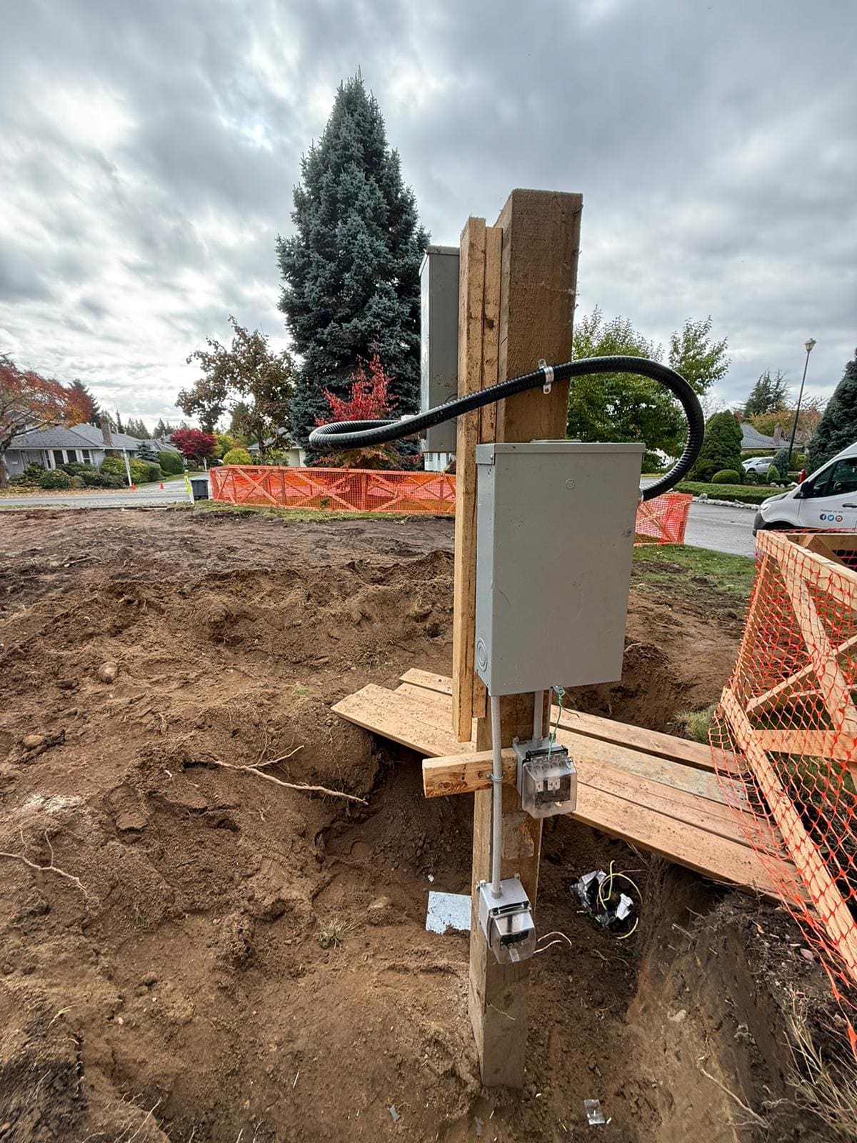 Temporary Construction Service Pedestal - Verde Electrical Ltd