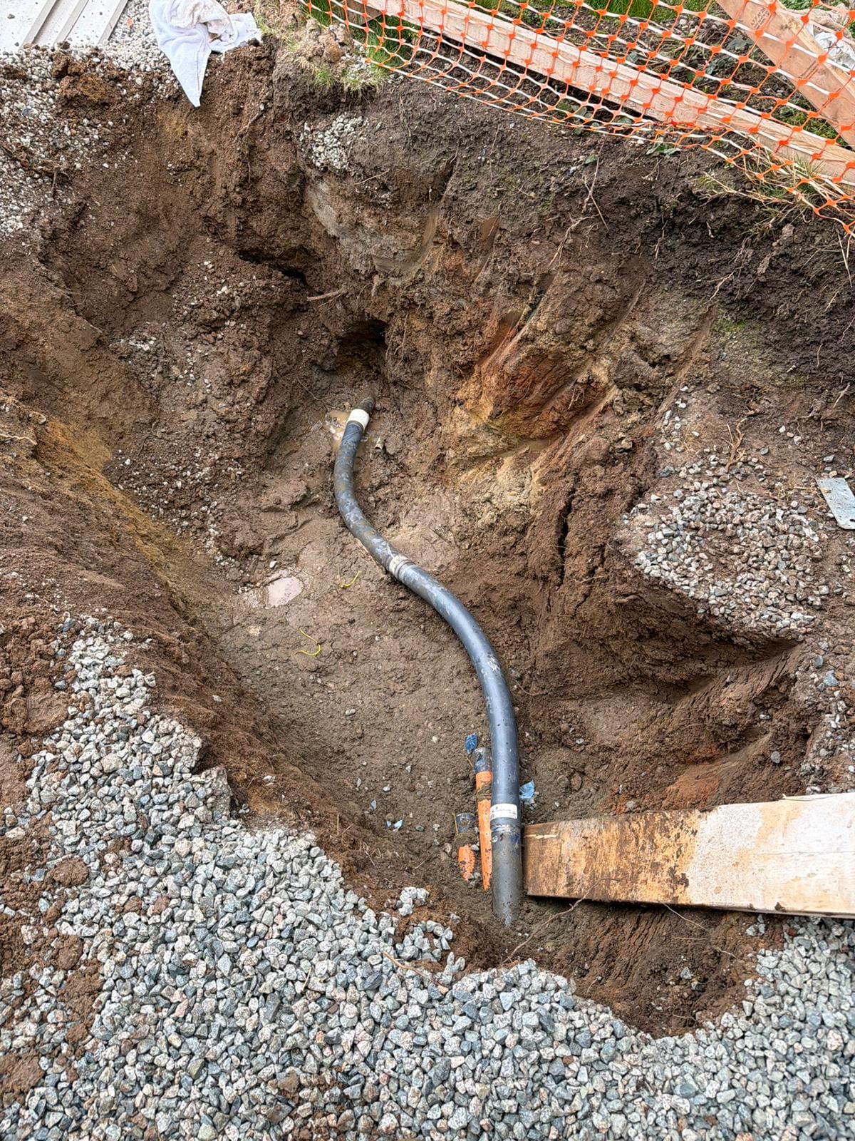 Underground Service Conduit Trench - Verde Electrical Ltd